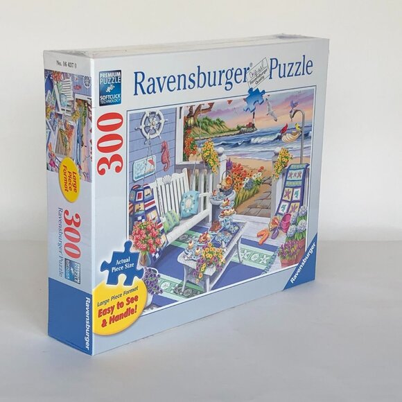 New sealed Ravensburger 300 pcs Large Format Puzzle-Seaside Sunshine - Picture 9 of 13